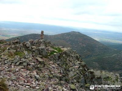 Pico Cerillón - La Morra - Montes de Toledo; excursiones de senderismo; viajes de montaña